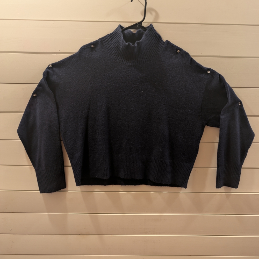 Calvin Klein Navy Blue Women's Sweater